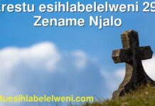 Ukrestu esihlabelelweni 299 | Zename Njalo Ukrestu esihlabelelweni 299 | Zename Njalo