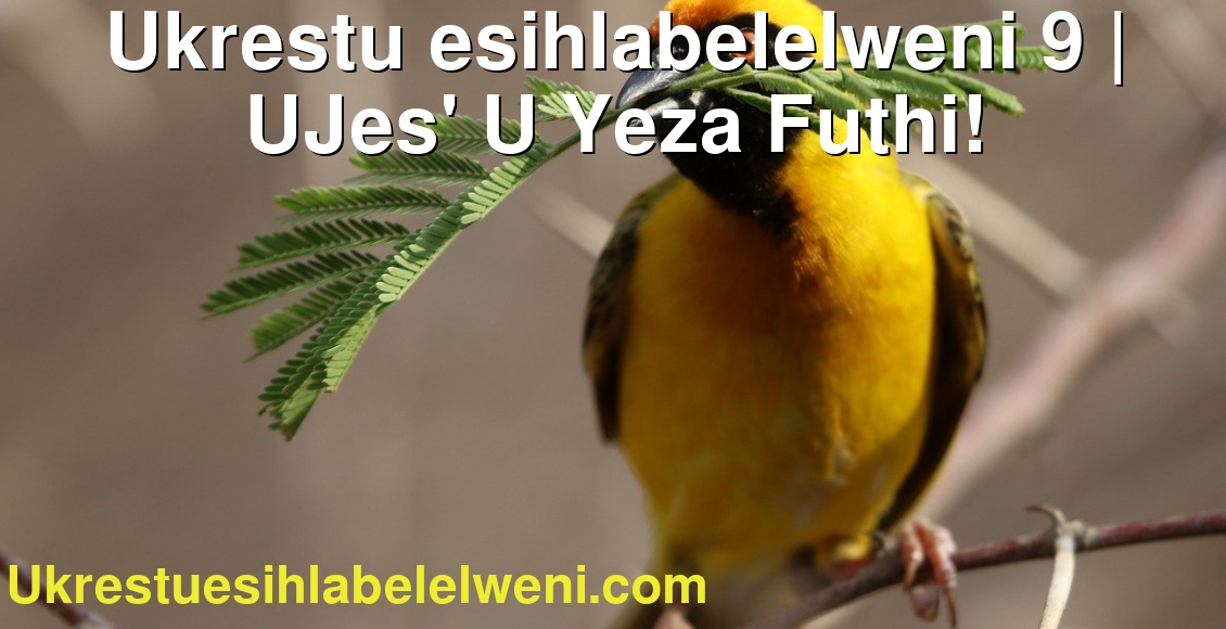 Ukrestu esihlabelelweni 9 | UJes' U Yeza Futhi!
